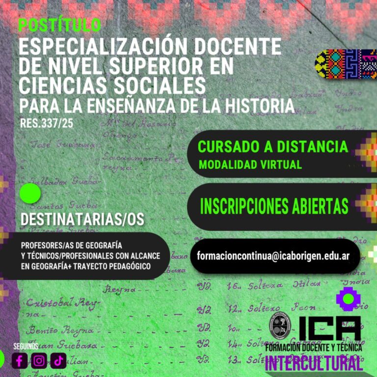 ESPECIALIZACIÓN DOCENTE DE NIVEL SUPERIOR